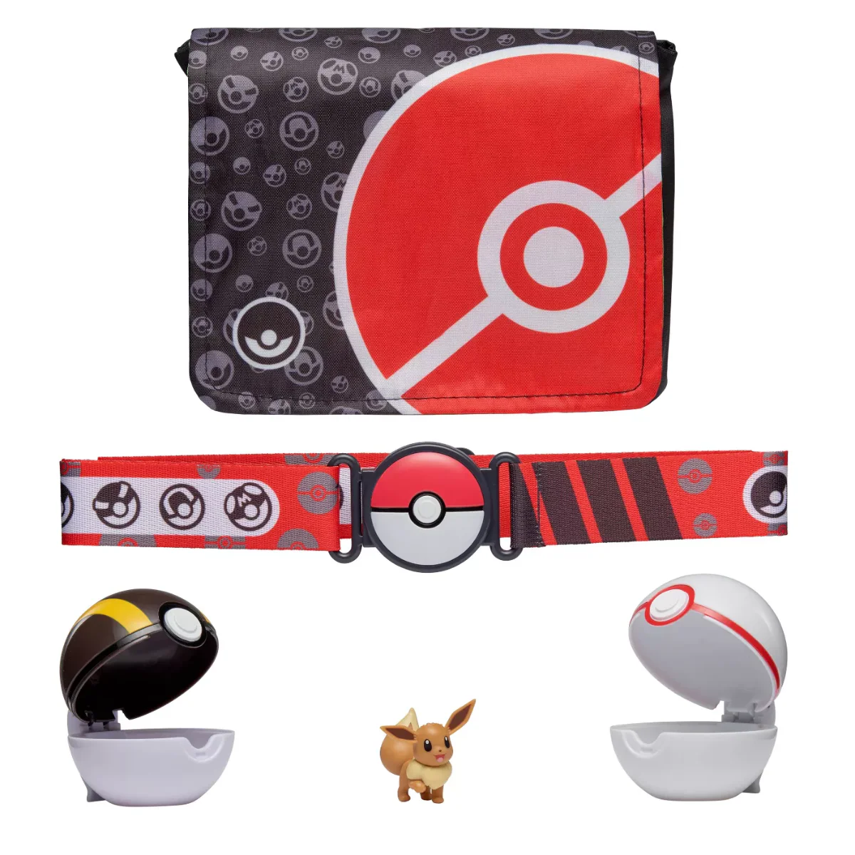 Pokemon Clip N Go Pikachu Bandolier Set Red PKW0107