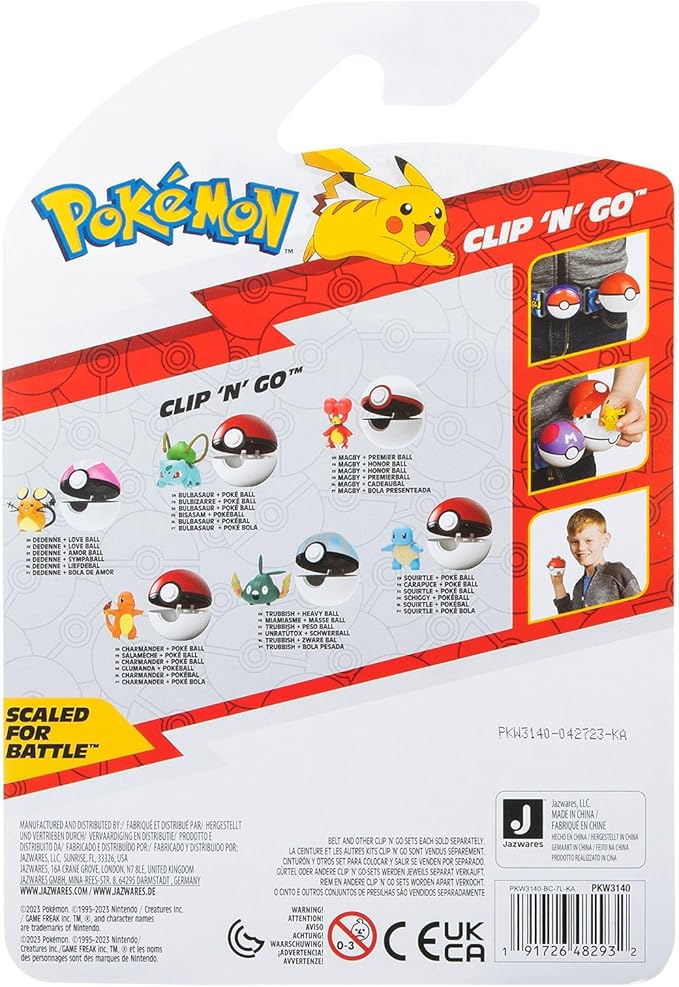 Pokemon Clip 'n Go Ball - Trubbish PKW3140/95057 - Image 3