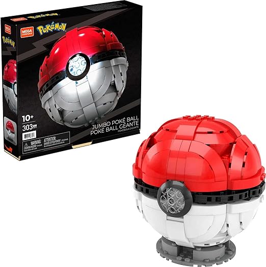 Mega Construx Pokémon Jumbo Poké Ball Construction Set HBF53