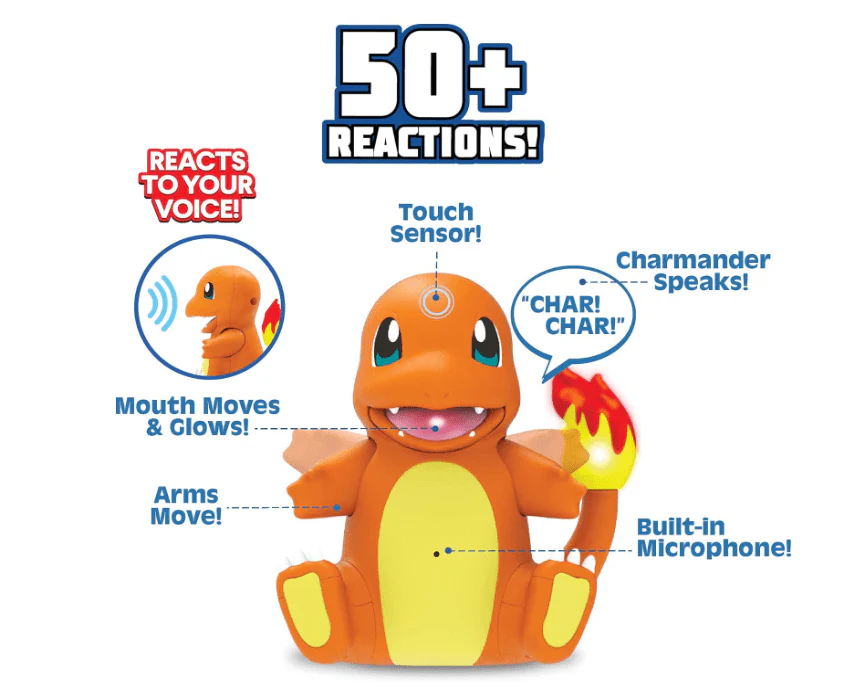 Pokemon Deluxe Figure - My Partner Charmander 20cm PKW2367 - Image 3