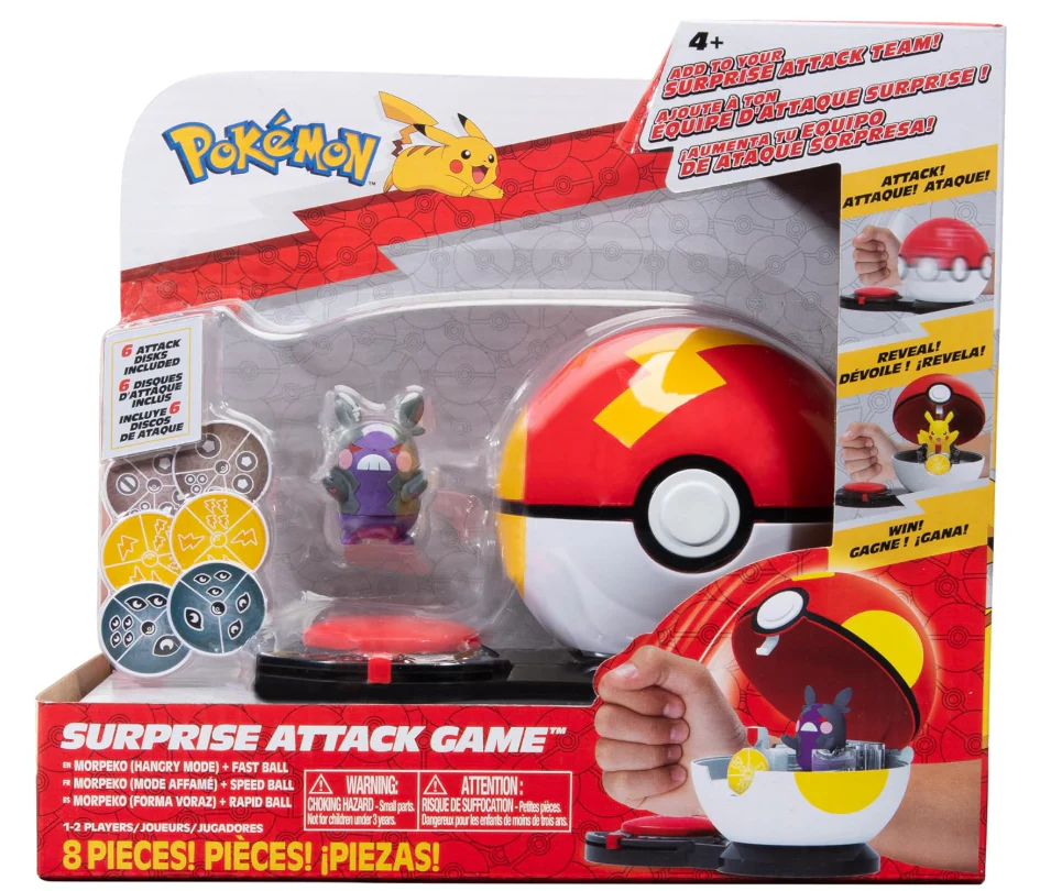 Pokemon Surprise Attack Game Morpeko + Fast Ball PKW3168/PKW2724