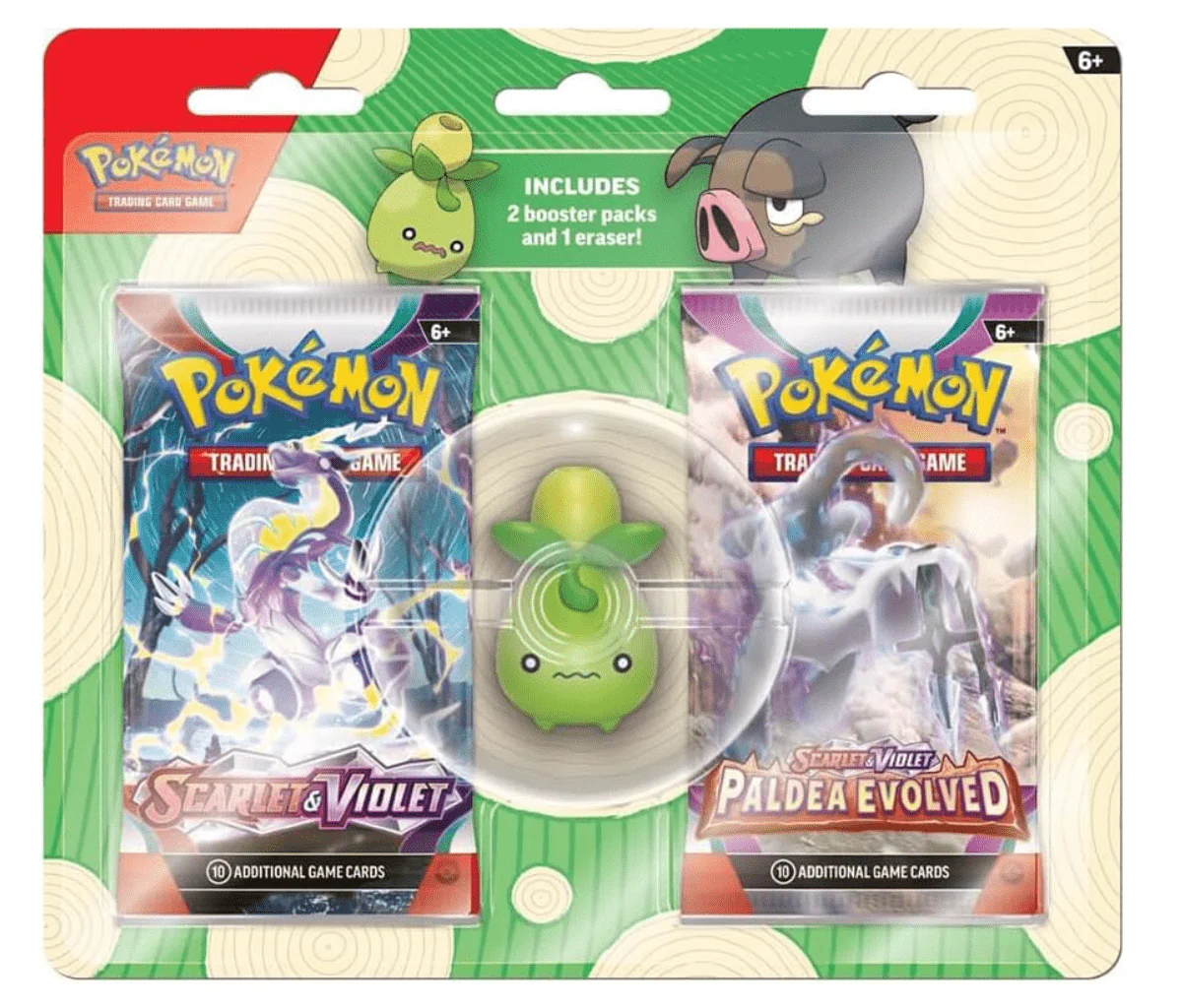 Pokemon TCG: 2023 Back to School Eraser Blister 290-85249