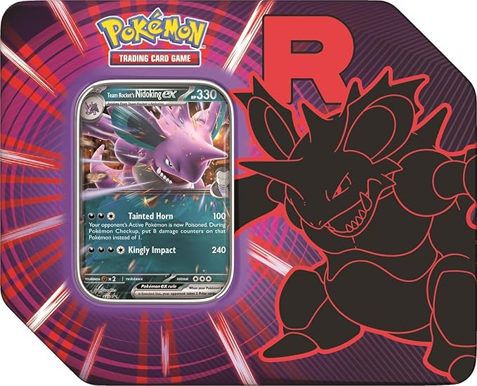 Pokemon TCG Fall Ex Tins Team Rocket 10-10135-101 - Image 4