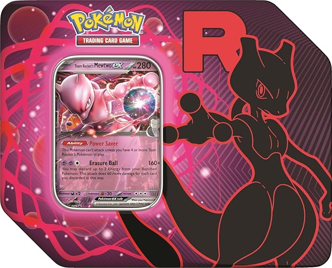 Pokemon TCG Fall Ex Tins Team Rocket 10-10135-101 - Image 6