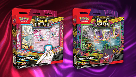 Pokemon TCG Mega Battle Decks Gengar EX or Diancie EX 10-10131-101 Assorted