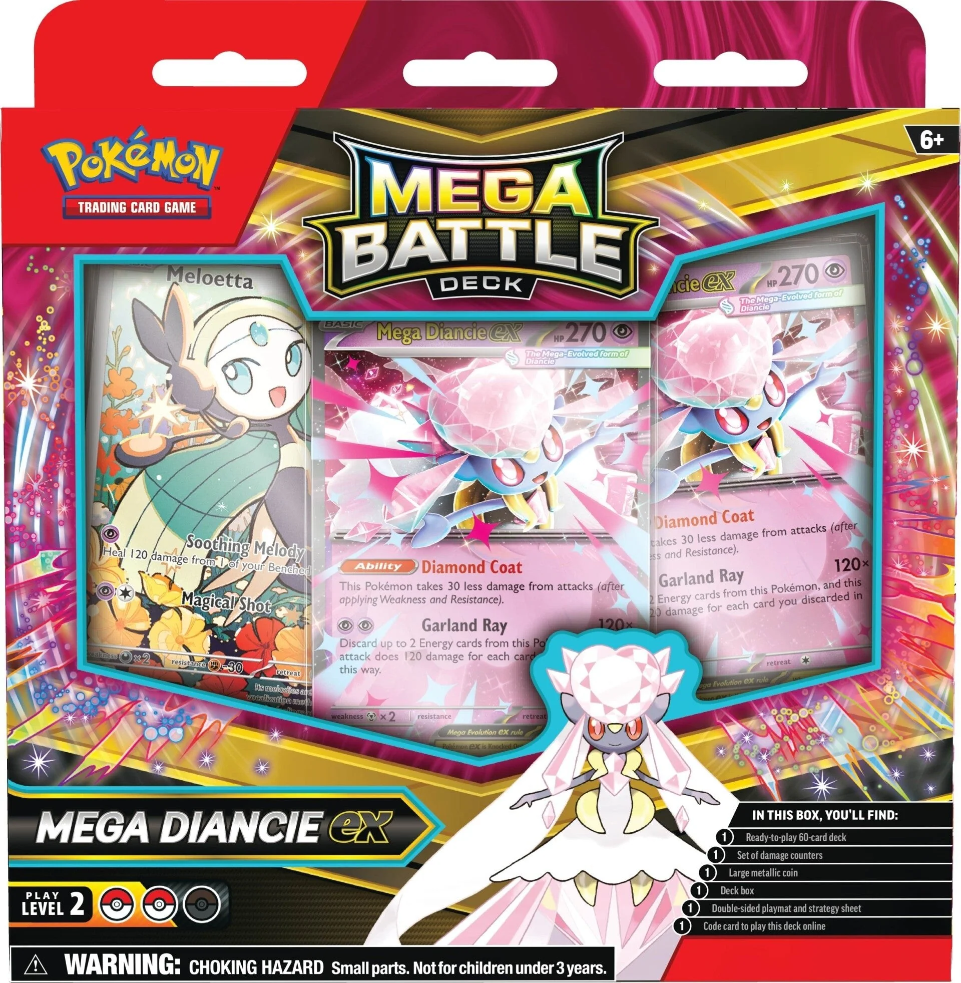 Pokemon TCG Mega Battle Decks Gengar EX or Diancie EX 10-10131-101 Assorted - Image 3