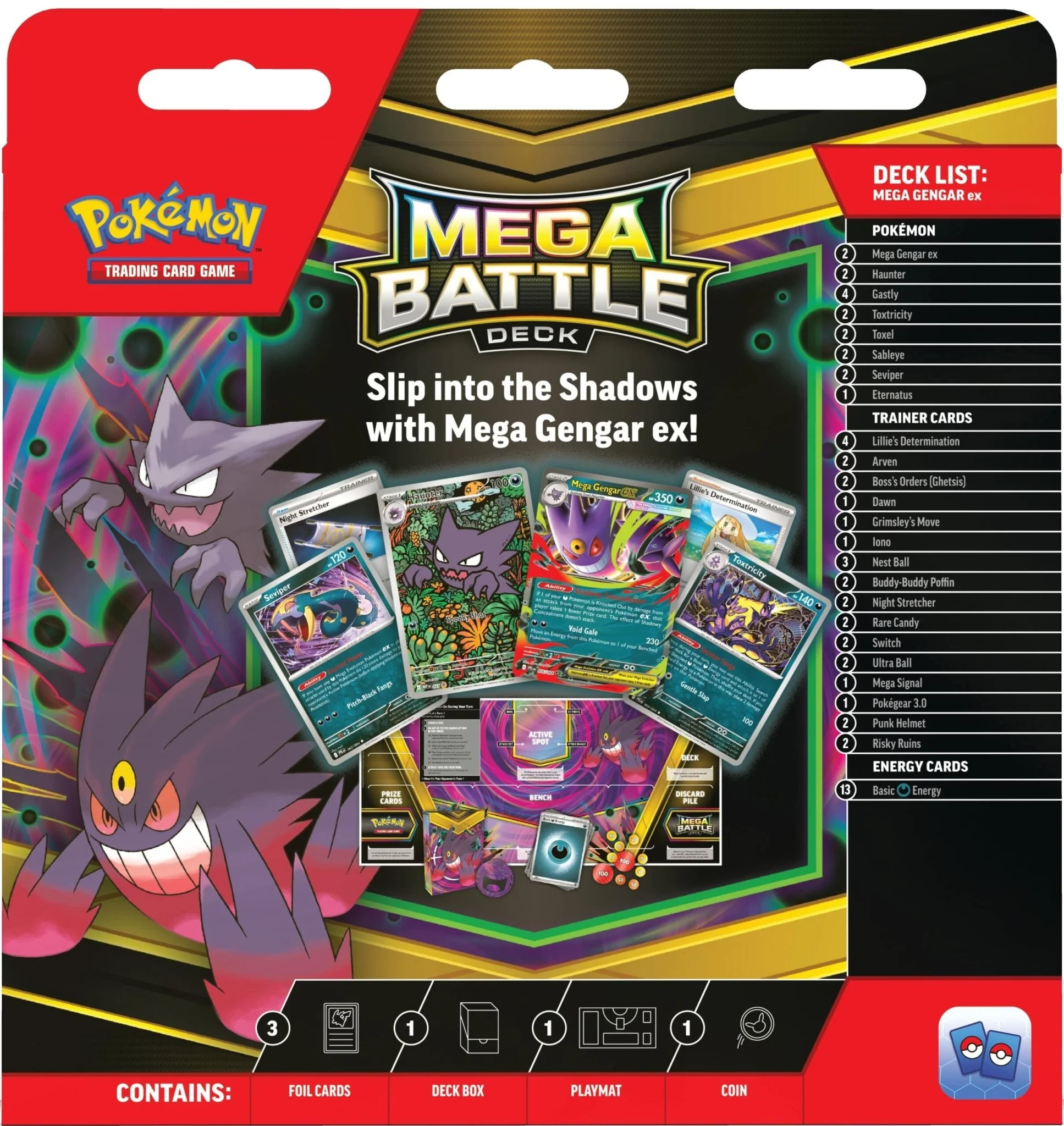 Pokemon TCG Mega Battle Decks Gengar EX or Diancie EX 10-10131-101 Assorted - Image 5