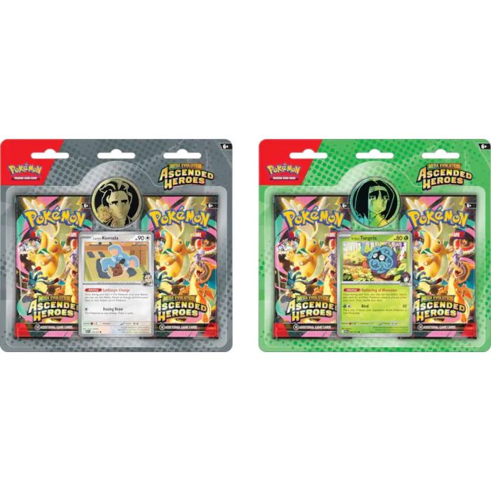 Pokémon - Trading Card Game: Mega Evolution - Ascended Heroes 2-Pack Blister ASSTD - Styles May Vary