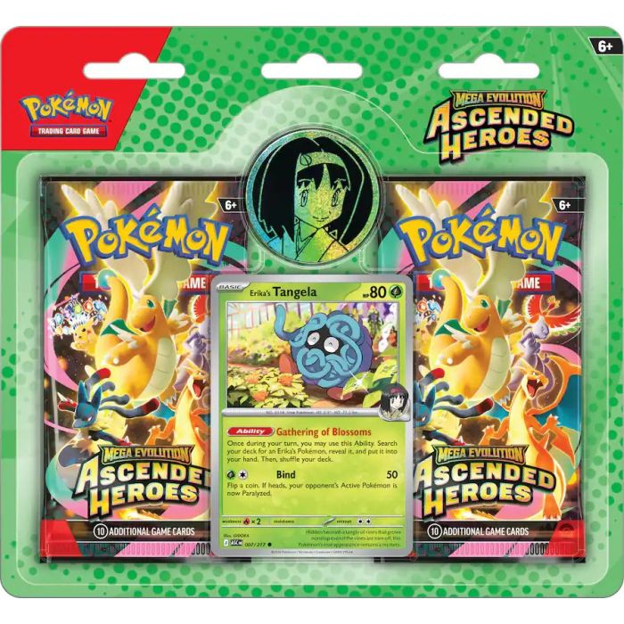 Pokémon - Trading Card Game: Mega Evolution - Ascended Heroes 2-Pack Blister ASSTD - Styles May Vary - Image 3