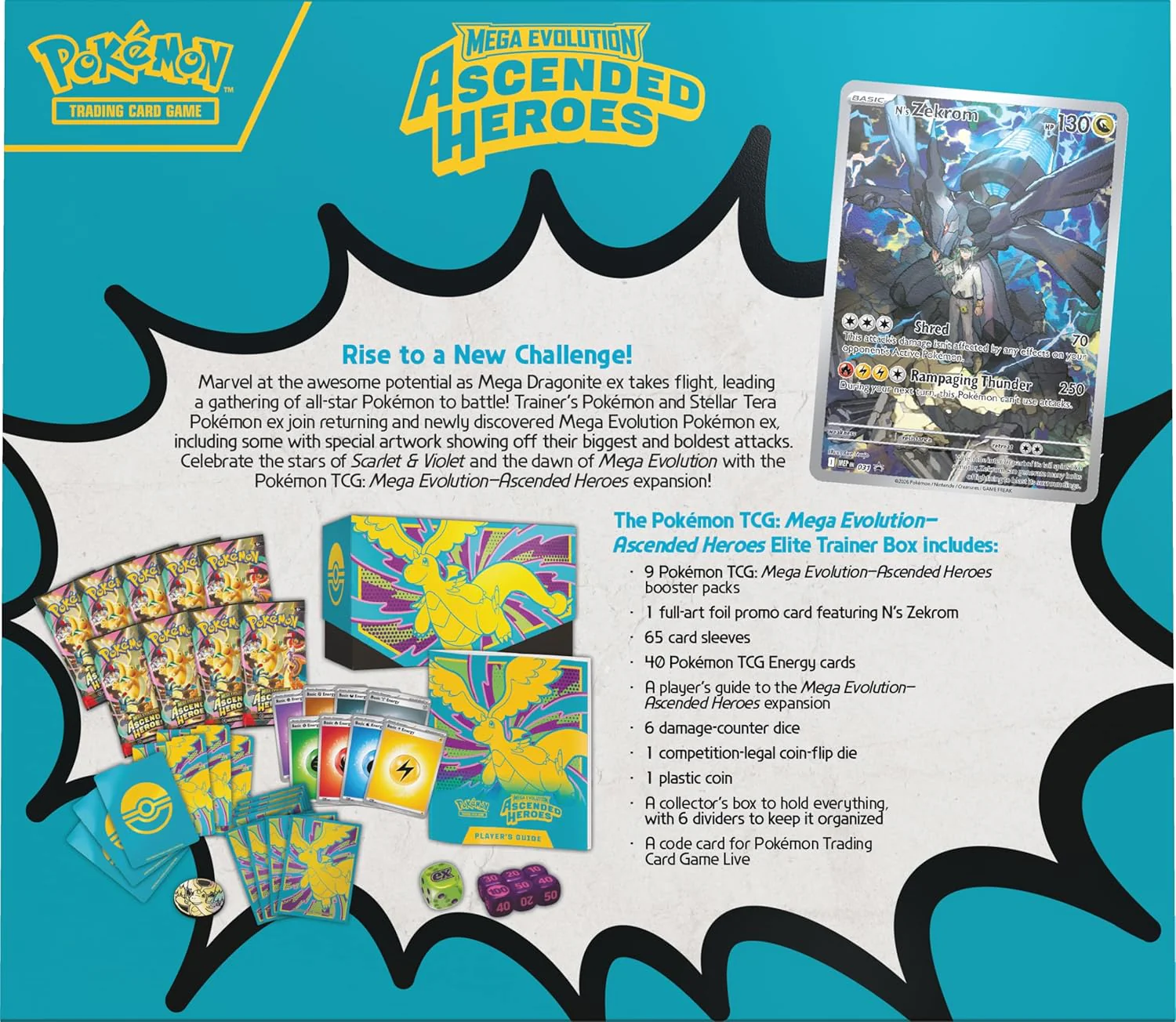 Pokémon TCG: Mega Evolution—Ascended Heroes Elite Trainer Box - Image 2