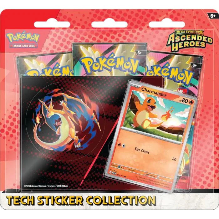 Pokémon TCG Mega Evolution: Mega Evolution Ascended Heroes Tech Sticker Collection 10-10314-120 - Image 4