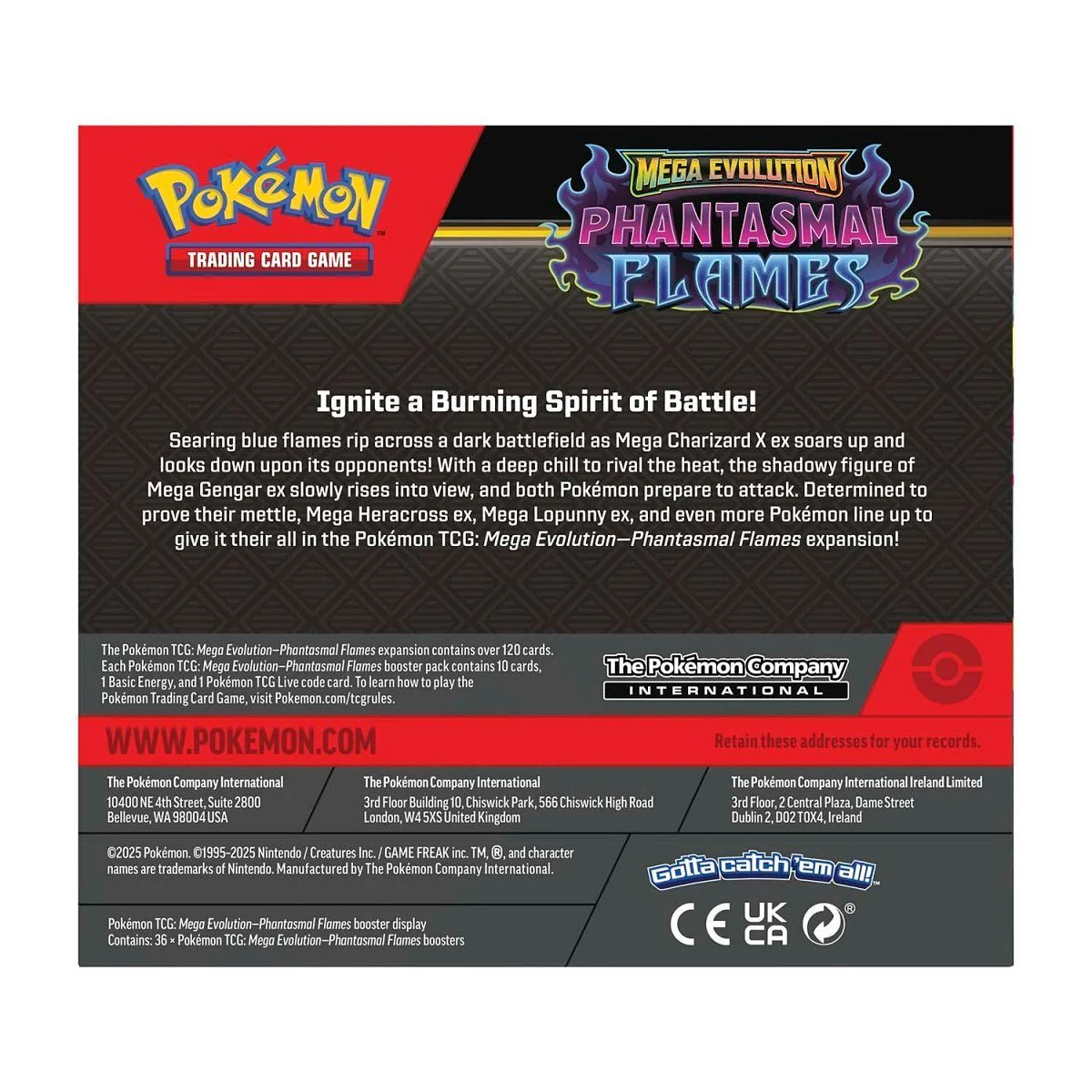 Pokémon TCG: Mega Evolution – Phantasmal Flames Booster Pack - Image 3