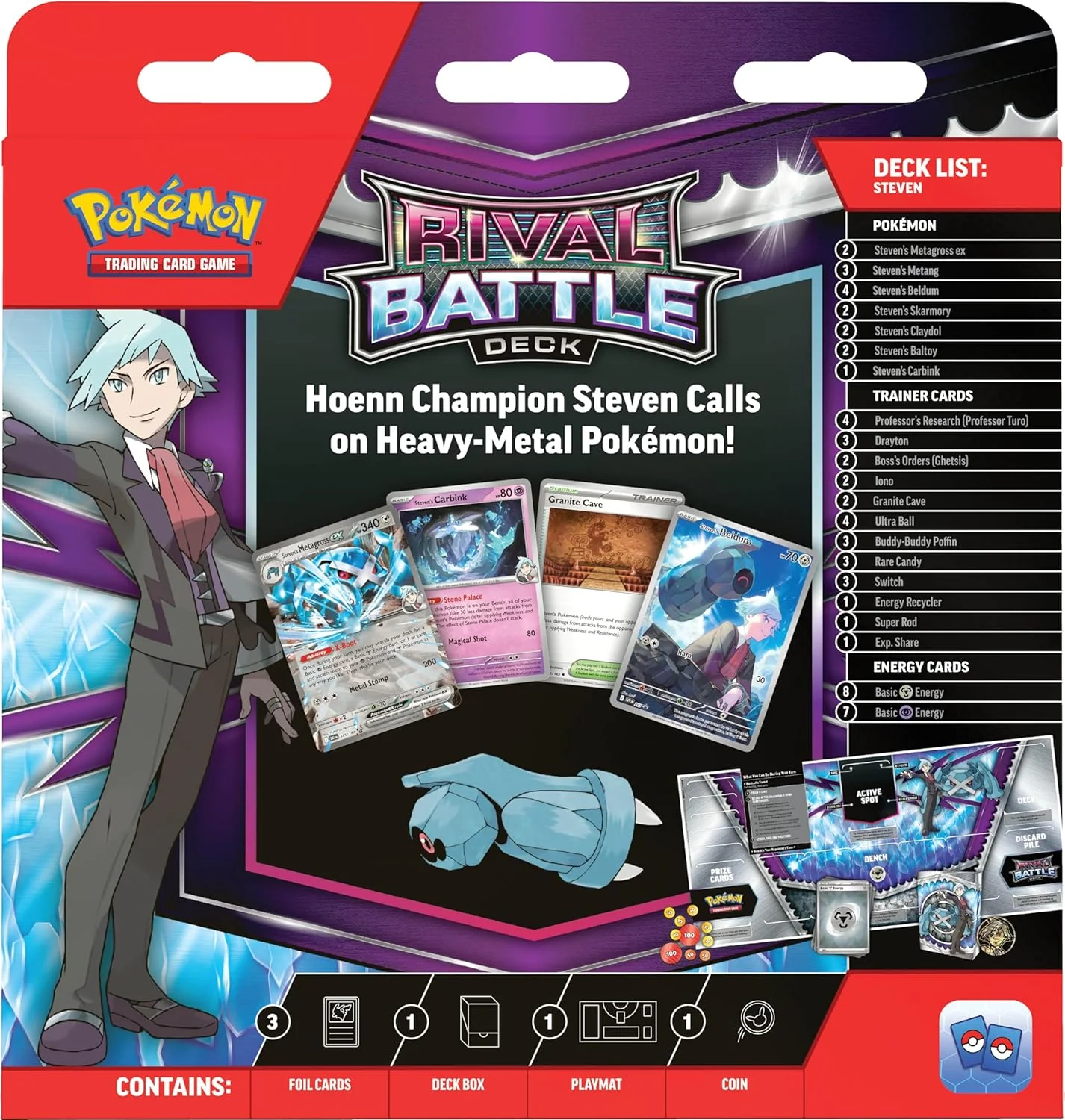 Pokemon TCG Rival Battle Deck—Marnie/Steven Asstd. 100-10684 - Image 2