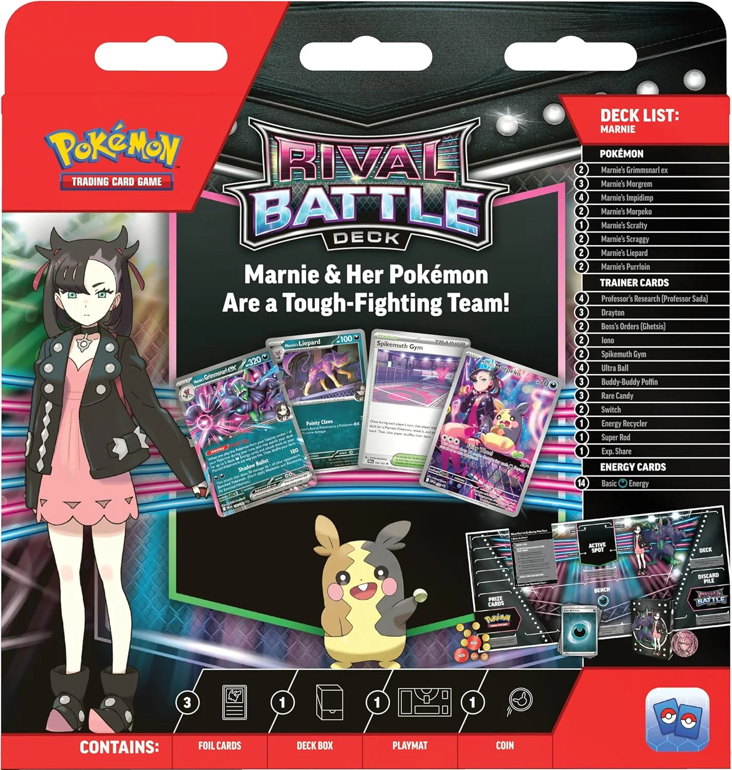 Pokemon TCG Rival Battle Deck—Marnie/Steven Asstd. 100-10684 - Image 4