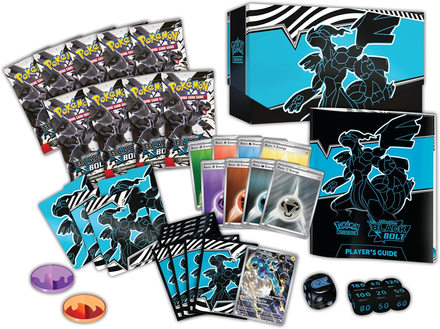 Pokemon TCG Scarlet & Violet 10.5 Black Bolt Elite Trainer Box Zekrom 10-10037-112 - Image 2