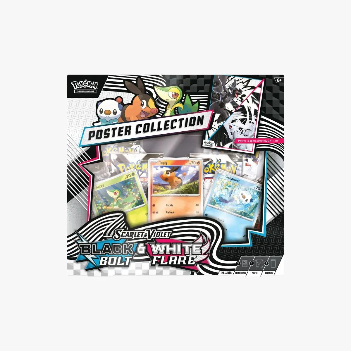 Pokemon TCG Scarlet & Violet 10.5 Black Bolt/White Flare Poster Collection 10-10040-101 - Image 5