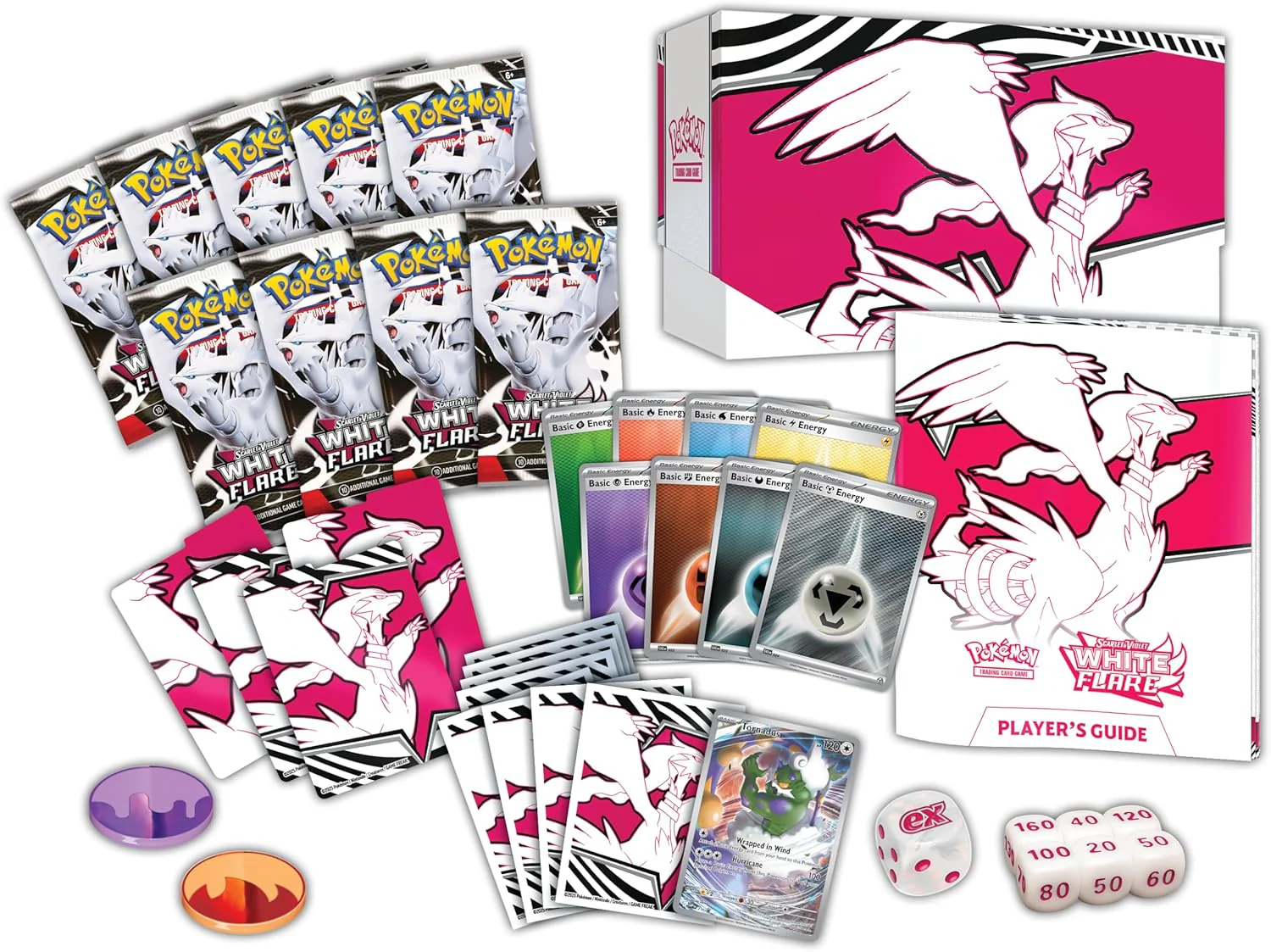 Pokemon TCG Scarlet & Violet 10.5 White Flare Elite Trainer Box Reshiram 10-10037-107 - Image 2