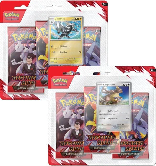 Pokemon TCG Scarlet & Violet Destined Rivals 3-Pack Blister 100-10633 - Image 4