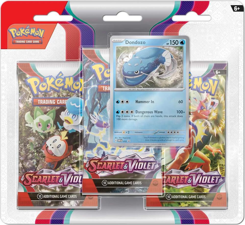 Pokémon TCG: Scarlet & Violet SV04 - 3 Pack Blister 187-85403