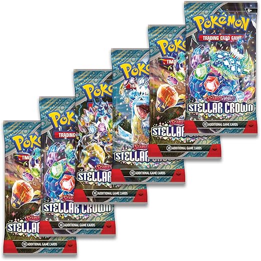 Pokemon TCG Scarlet & Violet SV07 Stellar Crown Booster - Single Pack - Image 2