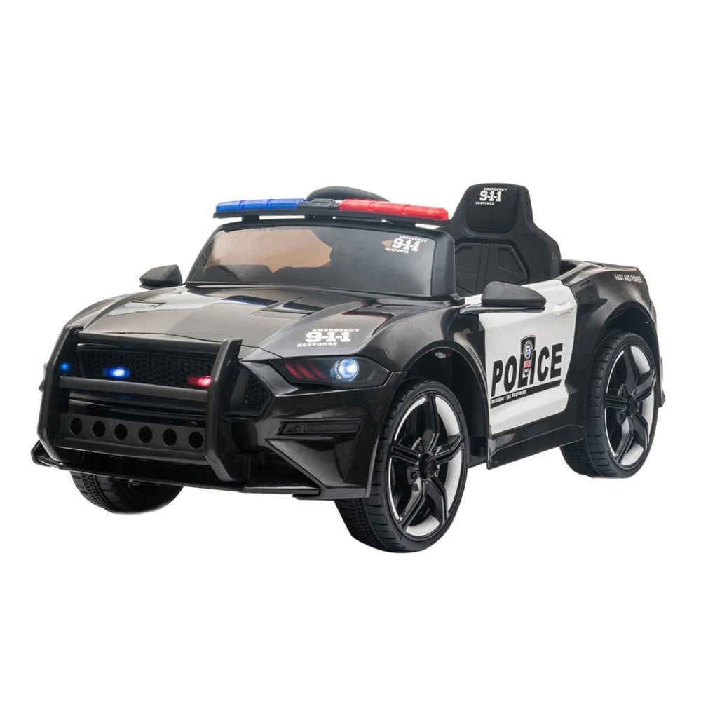 Police Car Black 0007Q