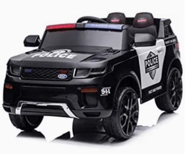 Police Car Electric Ride On Black BBH021Q - Image 2