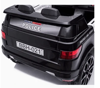Police Car Electric Ride On Black BBH021Q - Image 3