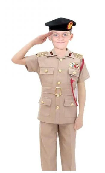 Police Officer Brown Costume 491 2-3Y/O - Image 2