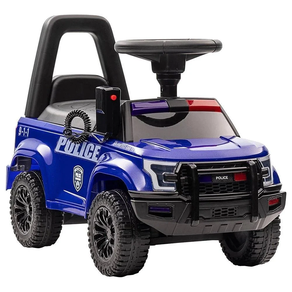 Police Ride-On Push Car | Toddler Patrol Cruiser - Image 2