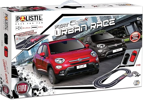 Polistil 1:43 Fiat 500 Urban Race Set 96022