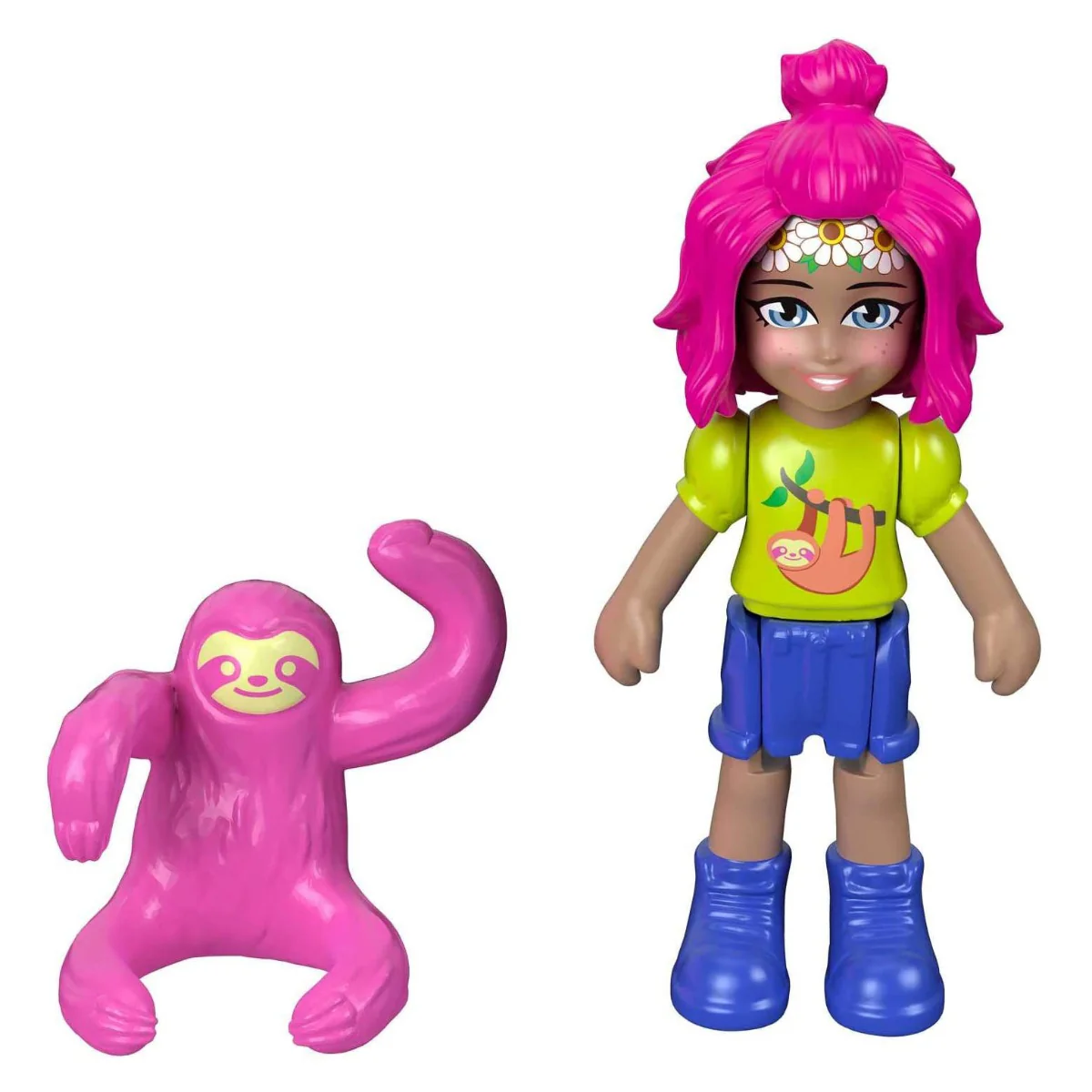 Polly Pocket Flip & Find Sloth Compact GTM59