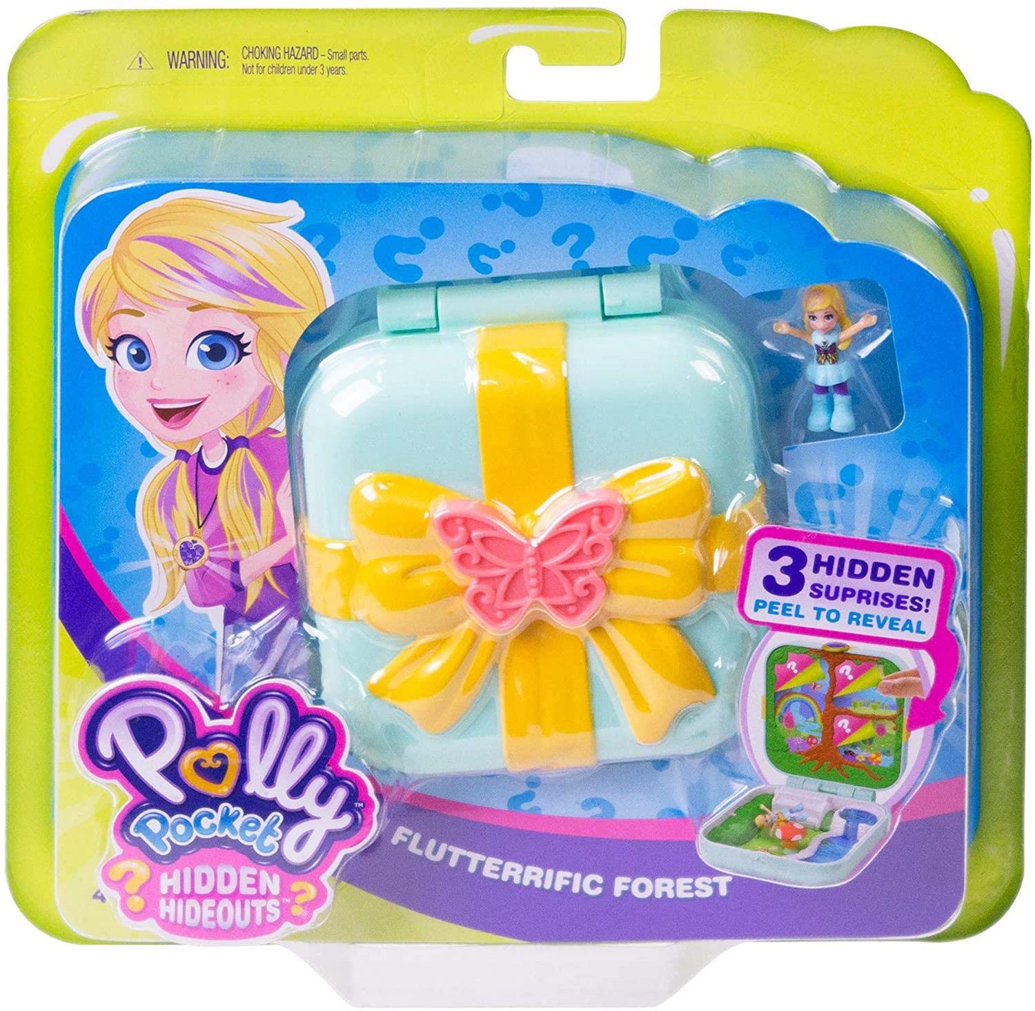 Polly Pocket Hidden Hideouts Flutterrific Forest Playset GDK76 - Image 3