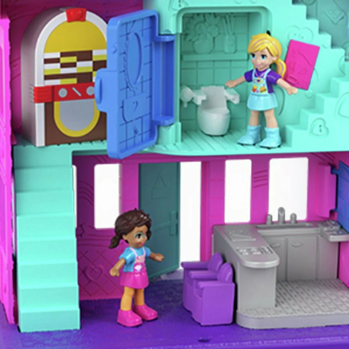 Polly Pocket Mattel Pollyville Diner - Image 4