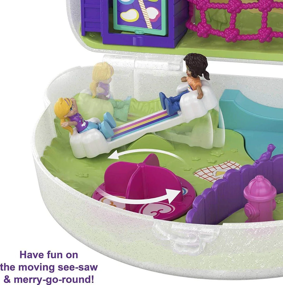 Polly Pocket Micro Rainbow Dream Purse GKJ65/GKJ63