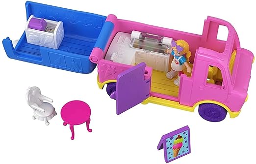 Polly Pocket Pollyville Ice Cream Truck GGC39 - Image 3