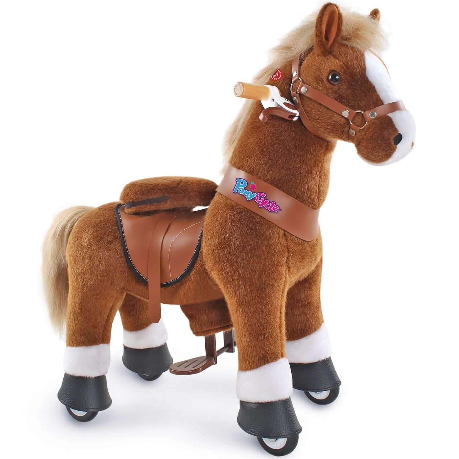 PonyCycle Ride On Horse Age 3-5 Brown U-324
