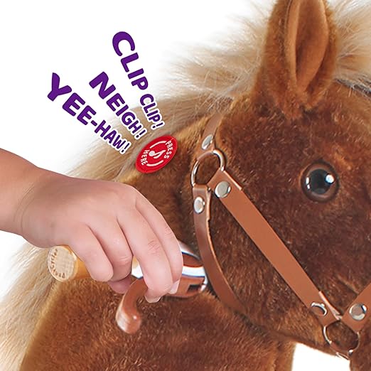 PonyCycle Ride On Horse Age 3-5 Brown U-324 - Image 3