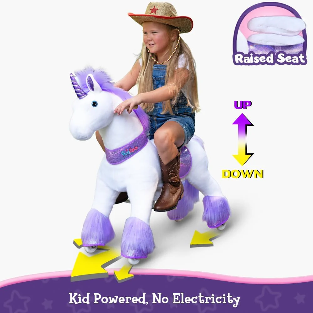 PonyCycle Ride On Horse Age 4-9 Purple U-468 - Image 2