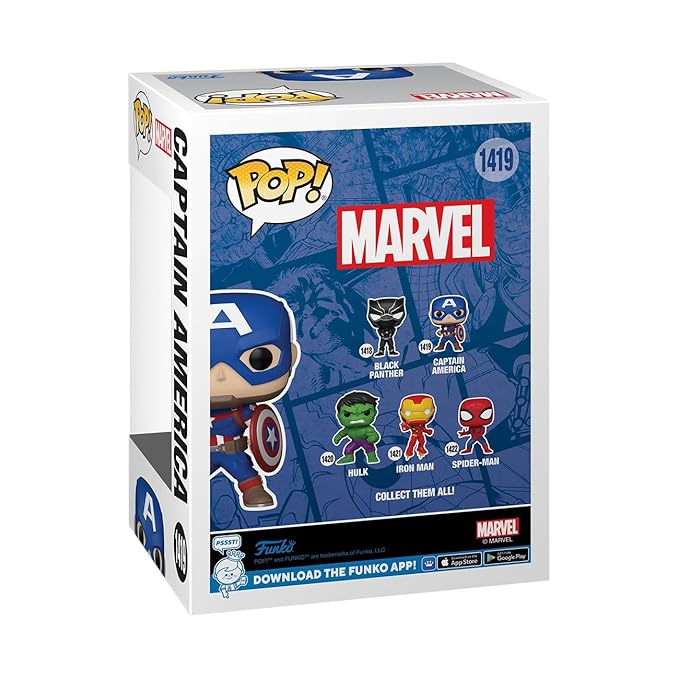 Pop! Marvel: Marvel New Classics - Captain America FU82497 - Image 3