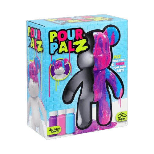 Pour Palz DIY Paint Bear With-1 Berry Blast - 40ml GS-G08682