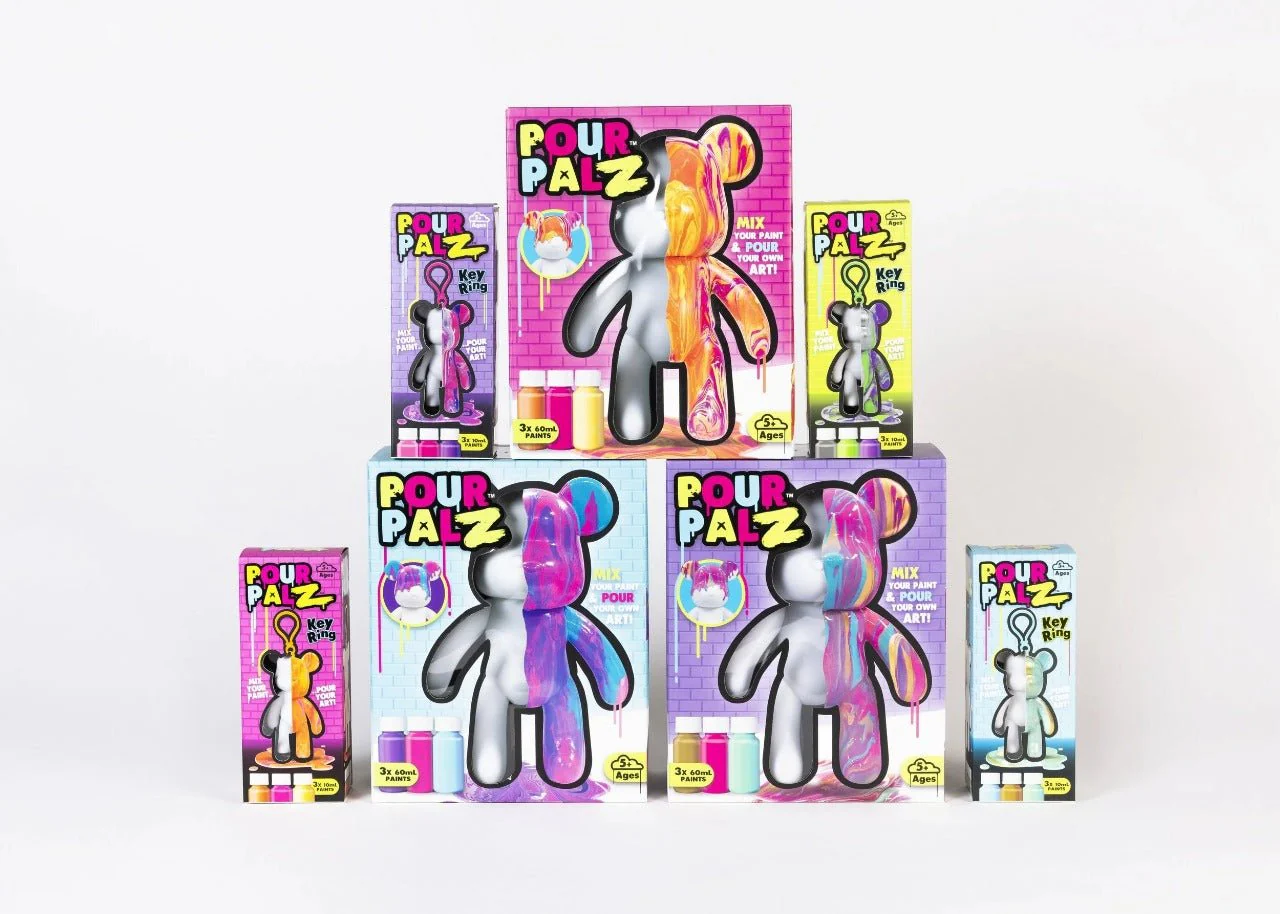 Pour Palz DIY Paint Bear With-1 Berry Blast - 40ml GS-G08682 - Image 2
