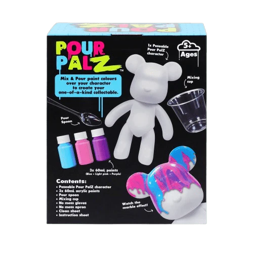 Pour Palz DIY Paint Bear With-1 Berry Blast - 40ml GS-G08682 - Image 3