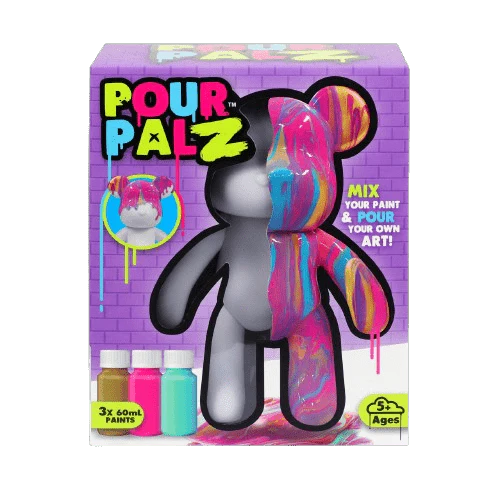 Pour Palz DIY Paint Bear With-1 Golden Dream - 40ml GS-G08681