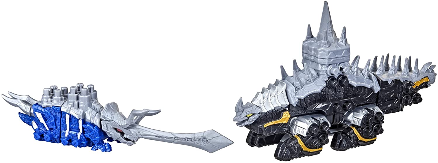 Power Rangers Dino Fury Zord Link Tricera Blade Zord & Stego Spike Zord F1400/F0287 - Image 3