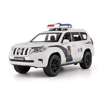 Prado Land Cruiser Police Diecast Car - Image 2
