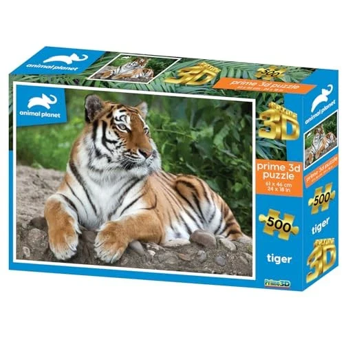 Prime 3D Animal Planet 3D Tiger 500Pcs 10389