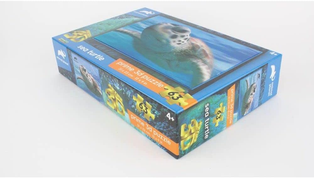 Prime 3D Animal Planet Sea Turtle Puzzle 63 Pieces 10715 - Image 4