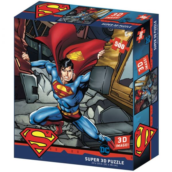 Prime 3D DC Superman Puzzle 500pcs 32576