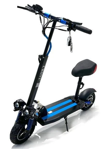 Pro Ride E-Scooter with Seat 48V Blue PR024-02