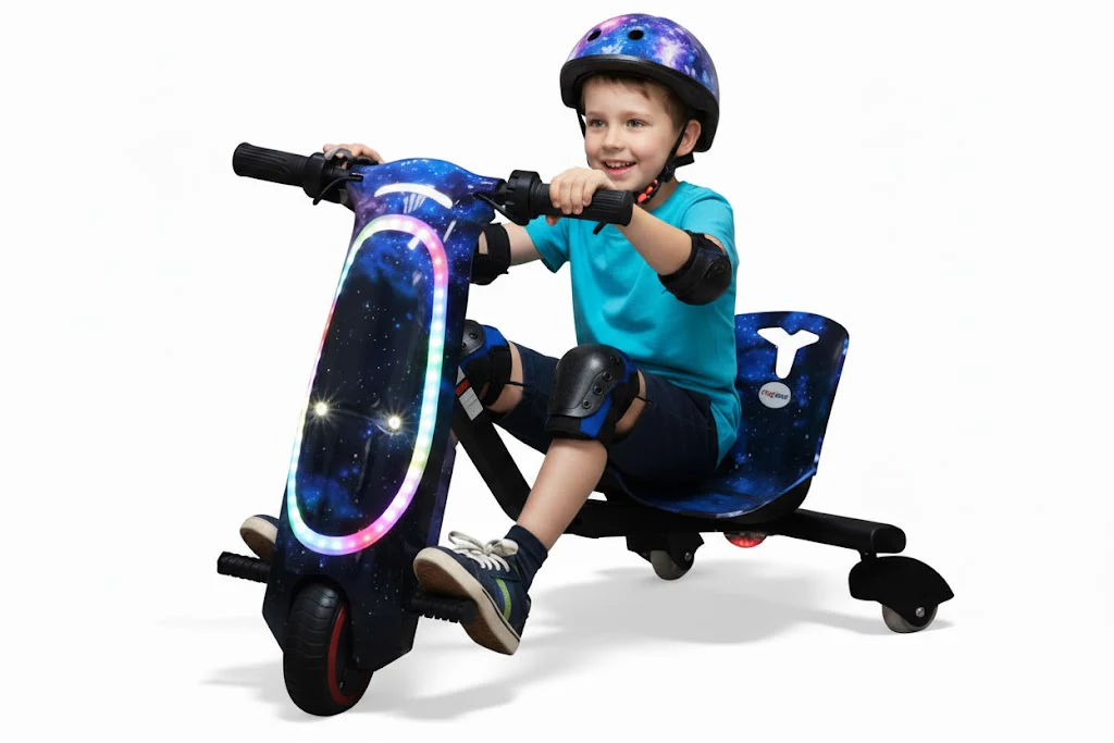 Pro Ride Mini Drift Scooter 36V – Galaxy Blue - Image 2